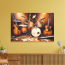Search for instruments canvas prints Music