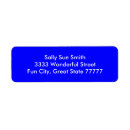 Search for sky return address labels Blue