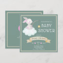 Recherche de lapin vert invitations Baby