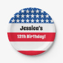 Search for red and blue paper plates Usa