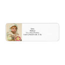 Search for winter rose return address labels Pink