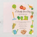 Search for vegetable garden invitations Baby in bloom