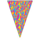 Search for trippy bunting flags Abstract