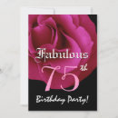 Search for 75 and fabulous invitations For her