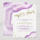 Search for lavender and gold invitations Agate