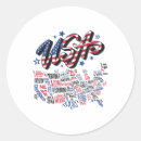 Search for usa map stickers America