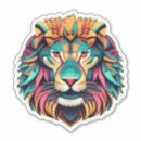 Search for pink lion stickers Safari