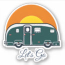 Recherche de caravane vintage autocollants Camping