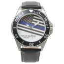 Search for police officer watches Thin blue line flag