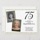 Search for 75th celebration birthday invitations Modern