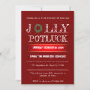 Search for potluck christmas invitations Red