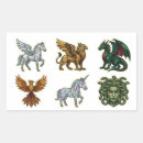 Search for mythical creatures stickers Unicorn