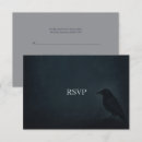 Search for halloween wedding rsvp cards Raven