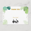 Search for zoo thank you cards Wild one