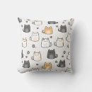 Recherche de chat kawaii coussins Décoration de chambre