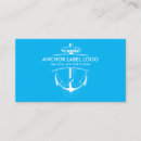 Search for nautical business cards Anchor