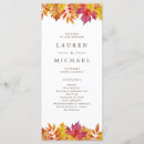 Search for fall wedding programs Autumn