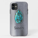 Search for precious stone iphone cases Turquoise