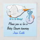 Search for stork baby boy shower invitations Expecting