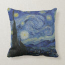 Search for famous paintings pillows Starry night