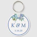 Search for wedding favours keychains Blue