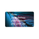 Search for pink feathers return address labels Blue