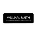 Search for stylish font return address labels Contemporary stylish and sophisticated