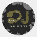 Search for electronic music stickers Disc jockey