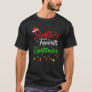 Search for christmas bartender tshirts Xmas