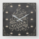 Search for blackboard clocks Coffee
