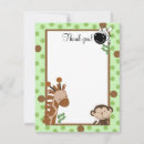 Search for jungle note cards Monkey