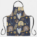 Search for heart shaped aprons Blue
