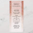 Search for rose gold menus Modern