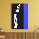 Search for blue and white canvas prints Bright