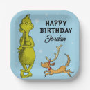 Recherche de dr seuss paper plates Chien de grinch max