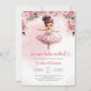 Search for dress baby girl shower invitations Ballerina
