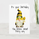 Search for gnome birthday cards Cartoon