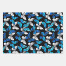 Search for blue butterfly wrapping paper Moth