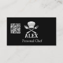 Search for culinary business cards Minimalist