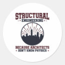 Search for engineering round stickers Funny