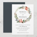 Search for winter greenery wedding invitations Foliage