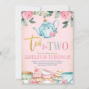 Search for tea birthday invitations Girl birthday party