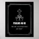 Search for psalm scripture posters Be still and know