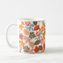 Search for autumn leaves pattern mugs Rustic