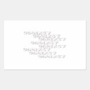 Search for good rectangle stickers Luck