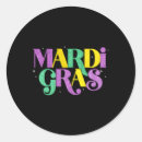 Search for happy mardi gras stickers Green