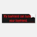 Search for boyfriend bumper stickers Gun
