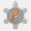 Search for female cardinal ornaments Snow