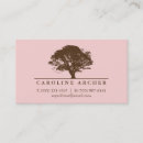 Search for oak tree business cards Simple