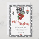 Recherche de noir et blanc noël invitations Family